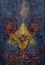Christiane Noll: 'Schöpferin', 2005, 54x84cm, Acryl auf Stoff/Hartfaserplatte