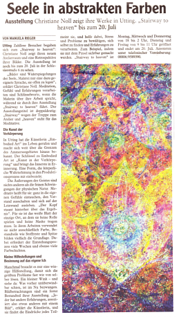 Landsberger Tagblatt - Seele in abstrakten Farben